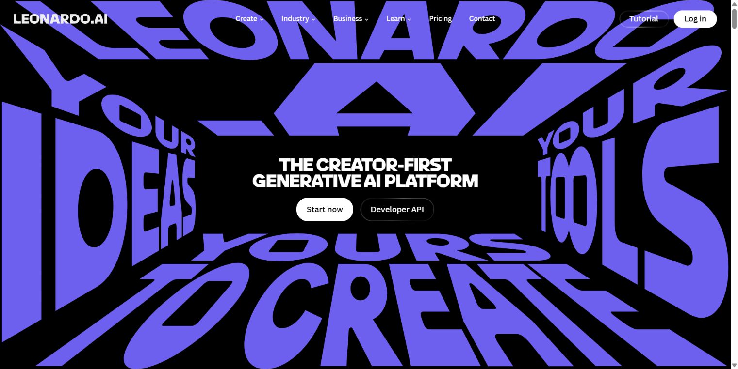 Screenshot von Leonardo AI