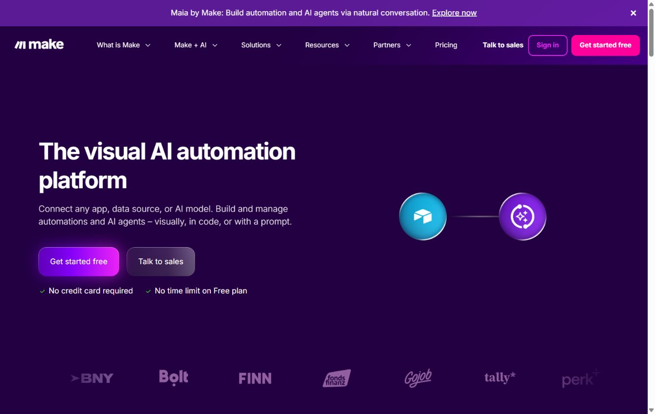 Screenshot von Make