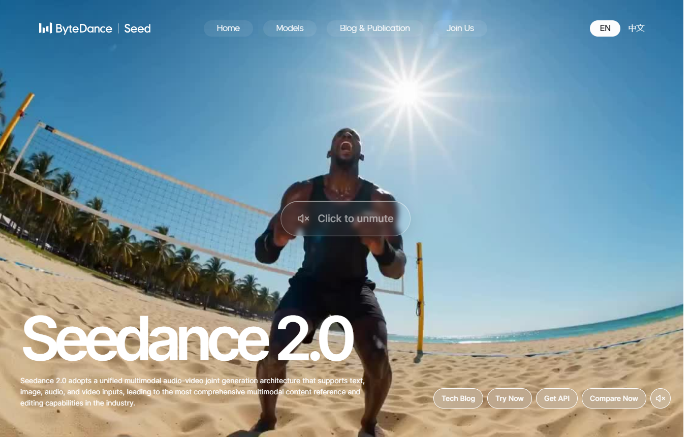 Screenshot von Seedance